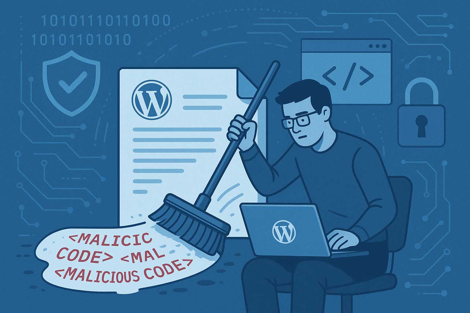 Nettoyage du code infecté d’un site WordPress